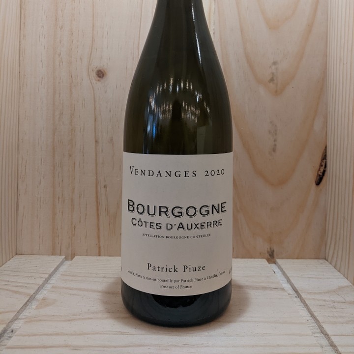 Burgundy: 2021 Patrick Piuze Cotes d'Auxerre Blanc 750 ml