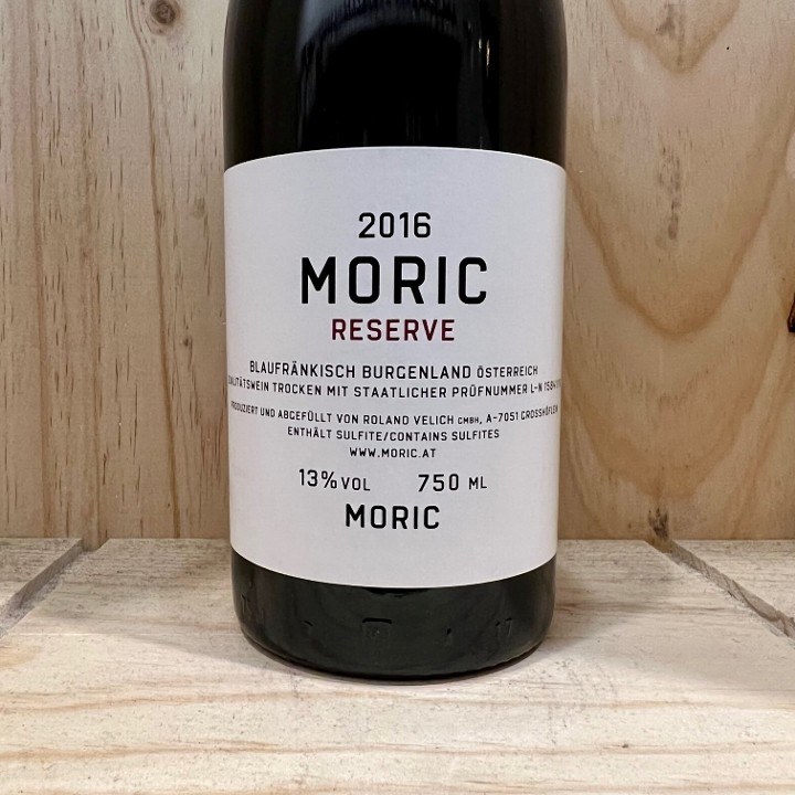 Burgenland: 2016 Moric Blaufrankisch Reserve 750ml