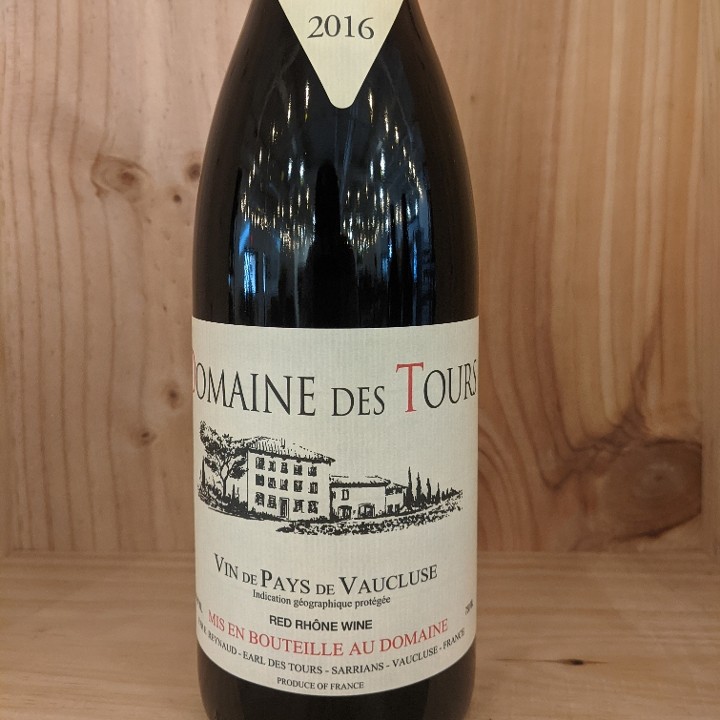 Rhone: 2019 Domaine des Tours Vaucluse Rouge 750ml