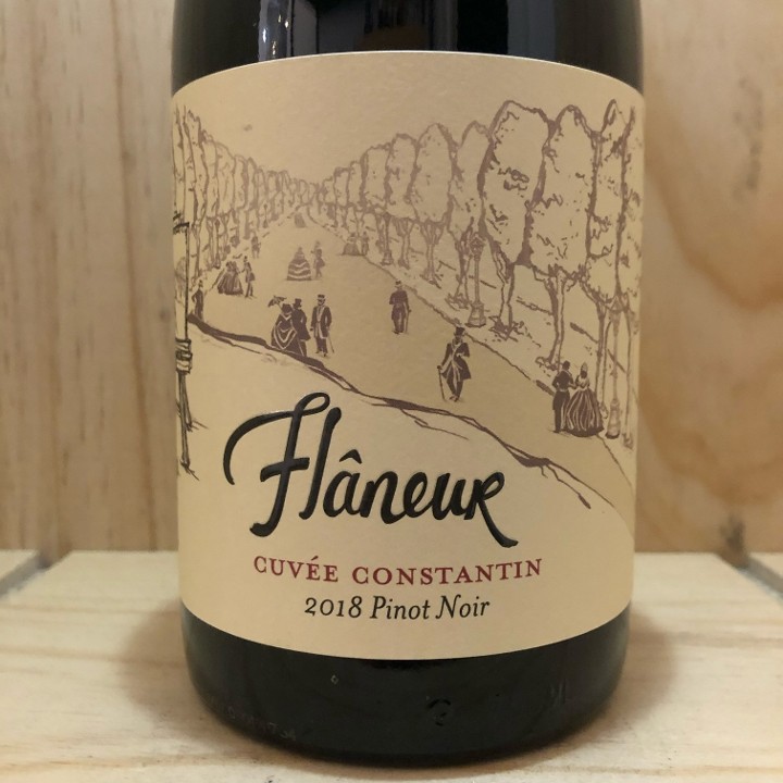 Oregon: 2018 Flaneur Pinot Noir Cuvee Constantin 750ml