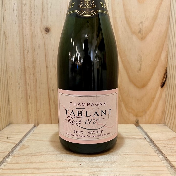 Champagne: NV Tarlant Rose Zero Brut Nature 750ml
