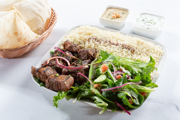 Beef Kabob Plate