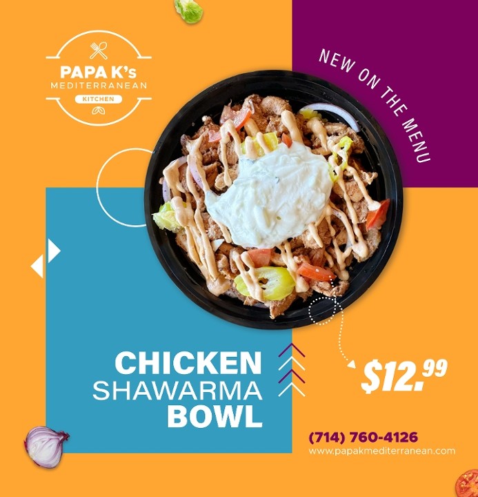 Chicken Shawarma Bowl