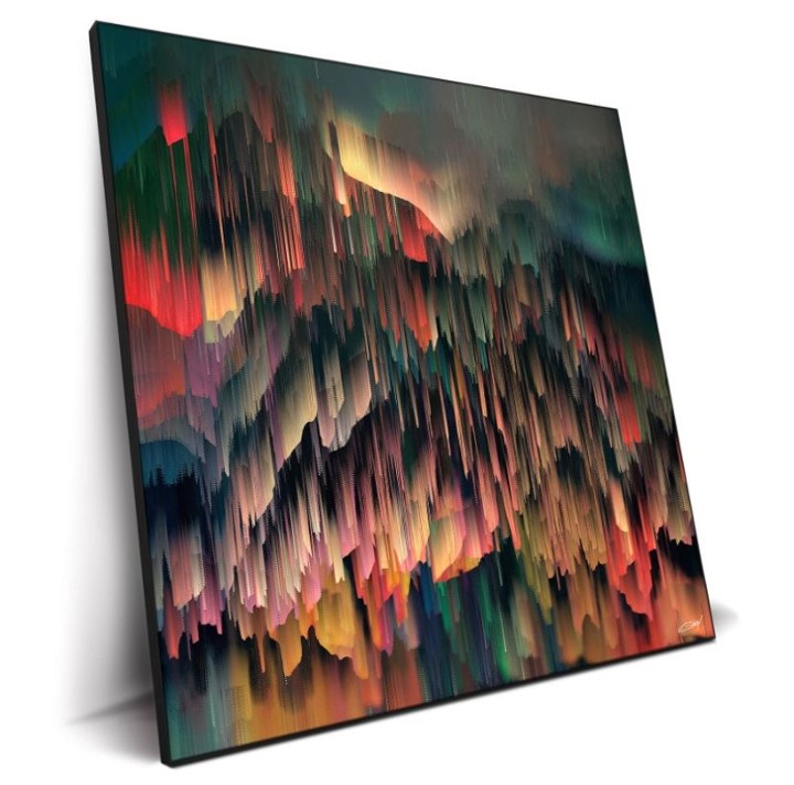 A Moment Made of Glass by Jamison Gish 40"x40" Black Infinity Frame