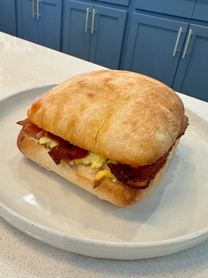 Bacon, Egg & Cheddar Sandwich