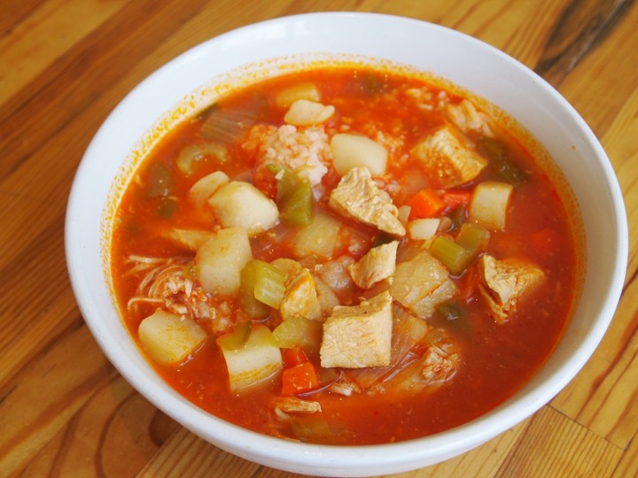 Chicken Soup (Mexican style), Bowl