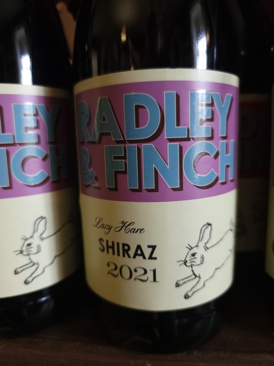 Radley & Finch Lazy Hare Shiraz