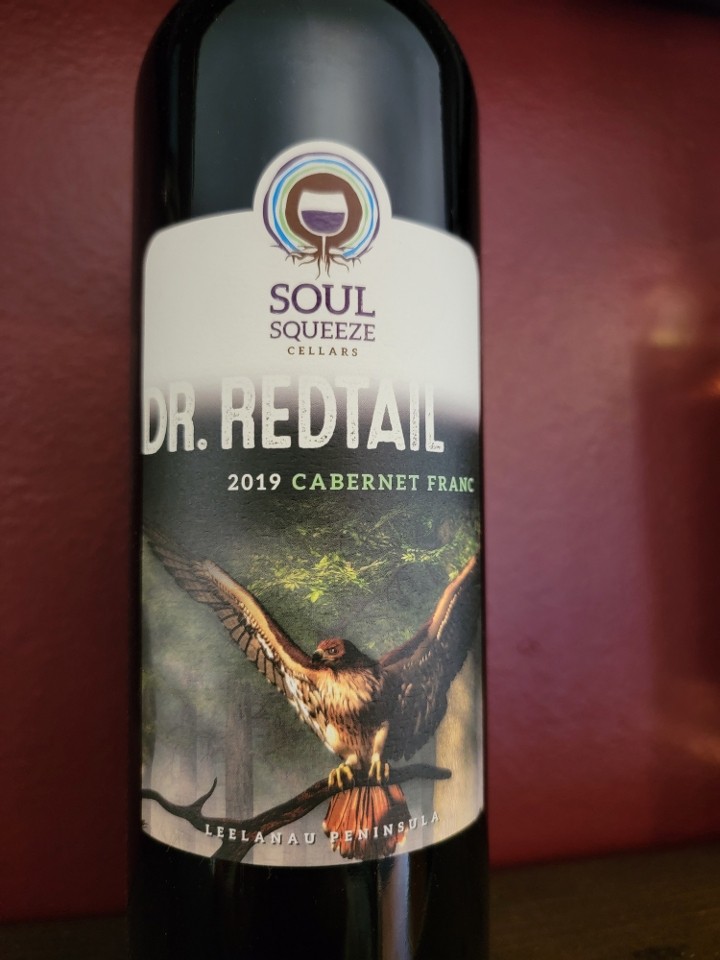 Soul Squeeze Cellars Dr. Redtail Bottle