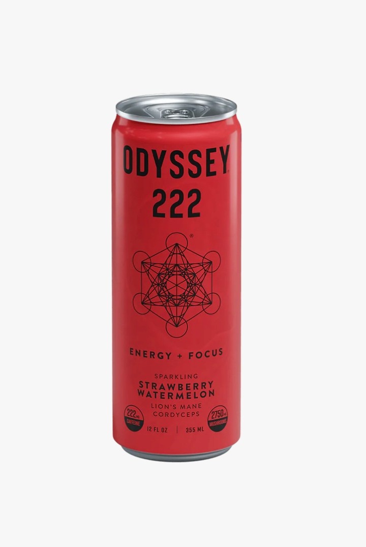 Odyssey Strawberry Water Melon Mushroom Elixir - (Energy+Focus)