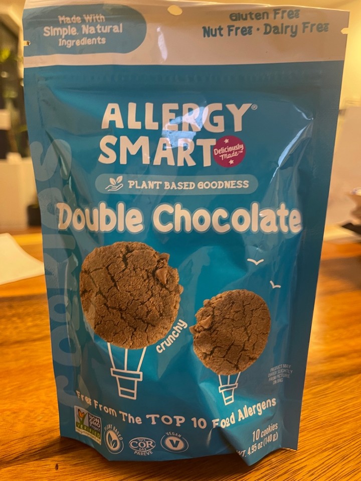 Double Chocolate Cookies - Allergy Smart (Nut Free, Dairy Free Gluten Free)