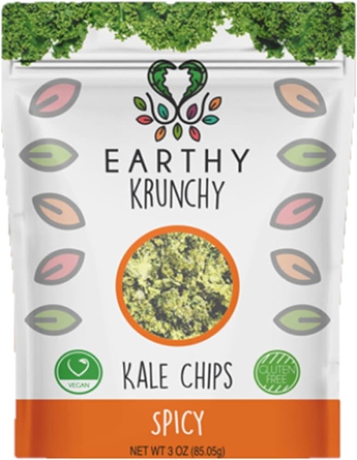 Spicy Kale Chips - Earthy Krunchy