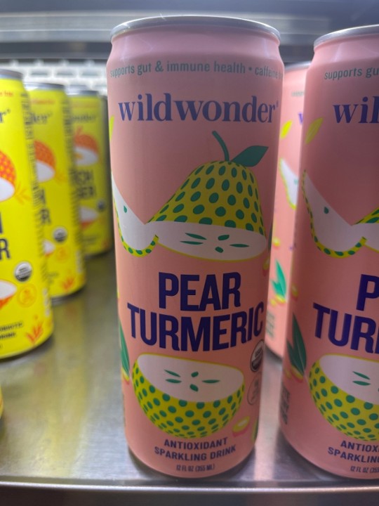 Pear Turmeric Prebiotic + Probiotic Sparkling Drink
