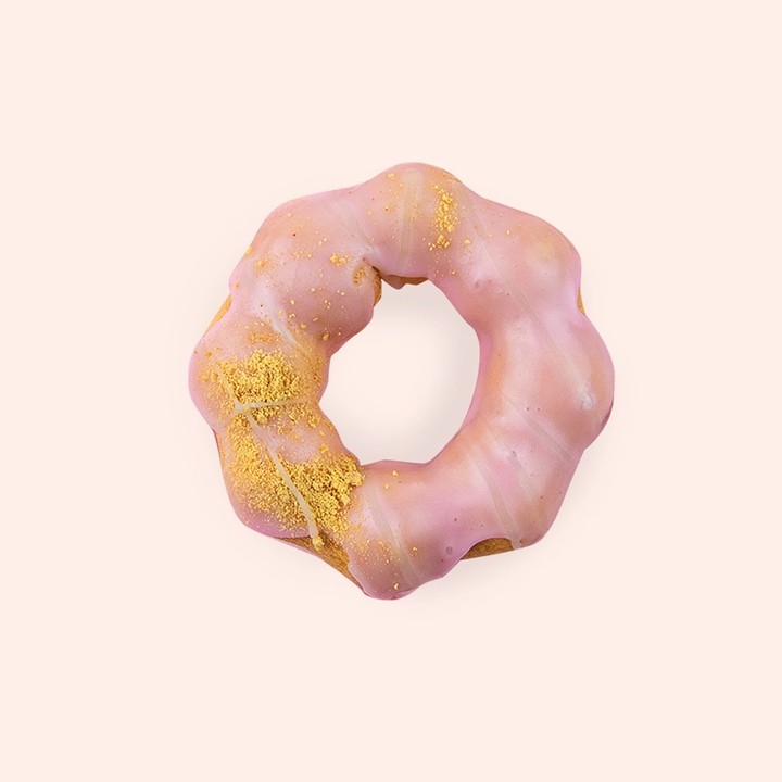 Strawberry Pocky Mochi Donut
