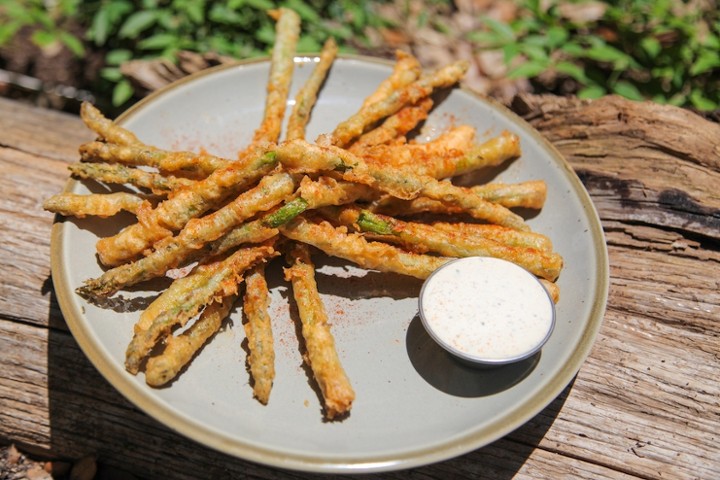 Beer Battered Asparagus Fries