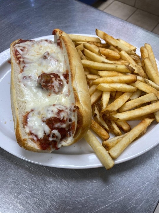 Meatball Parmagiana Sub