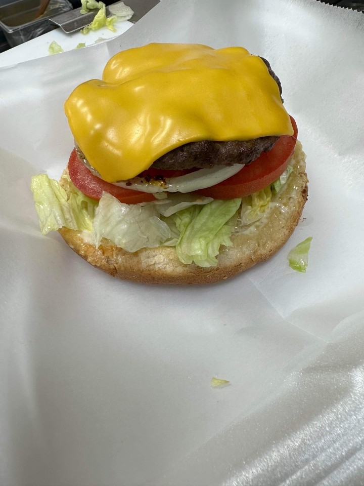 Kids cheese burger with FF