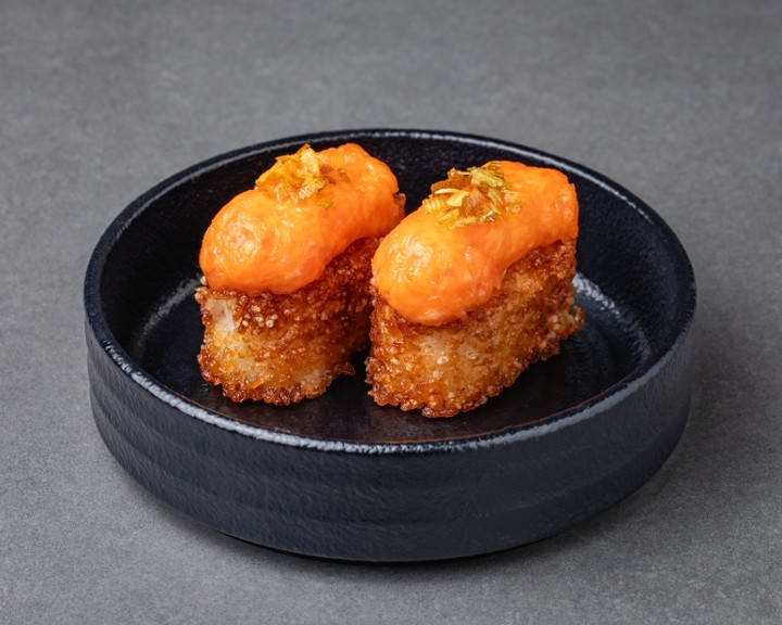 Faroe Islands Spicy Salmon Crispy Rice