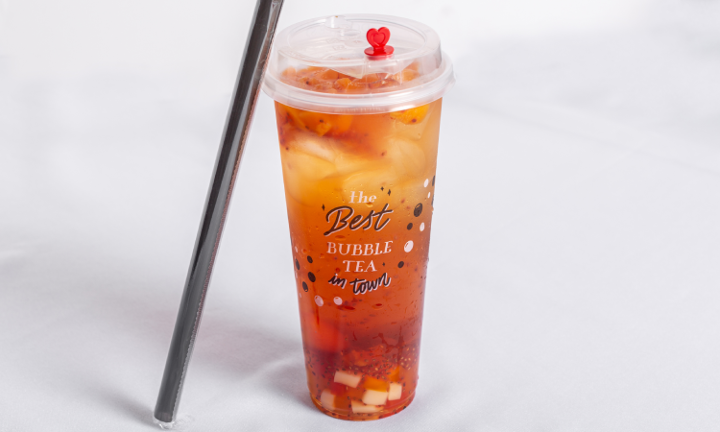 KOBE MANGO FRUIT TEA WITH FRUIT JELLIES