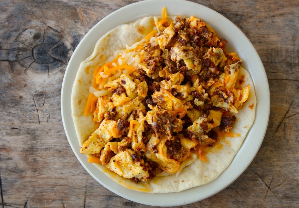 Taco - Chorizo, Egg, and Cheese