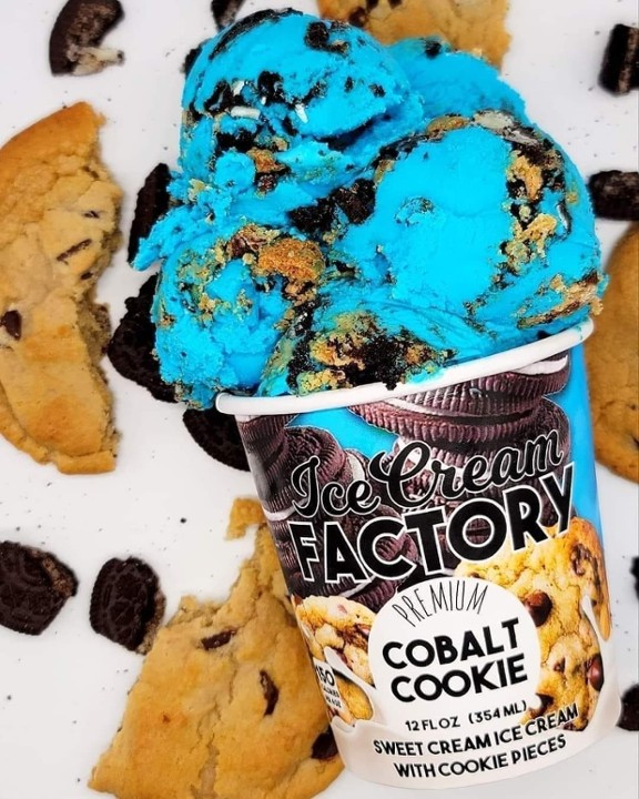 Cobalt Cookie Ice Cream