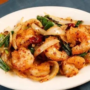 Spicy Lemon Pepper Prawns