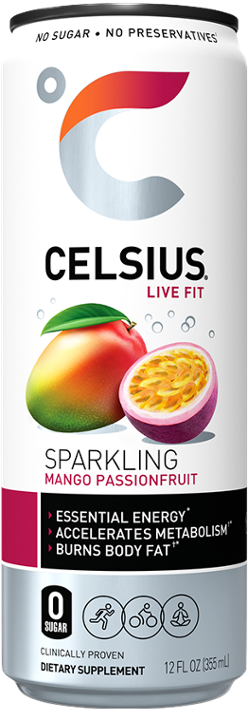 Celsius Mango Passionfruit