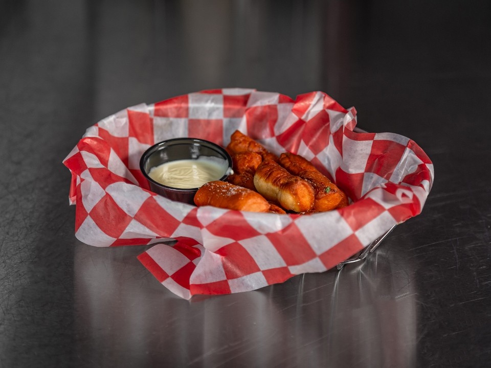 *Pretzel Bites with Queso