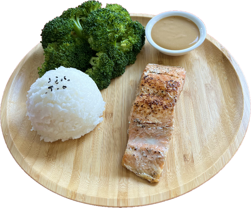9) Grilled Salmon (Teriyaki Crema)