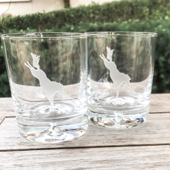 CLASSIC LOGO ROCKS GLASSES - SET OF 2