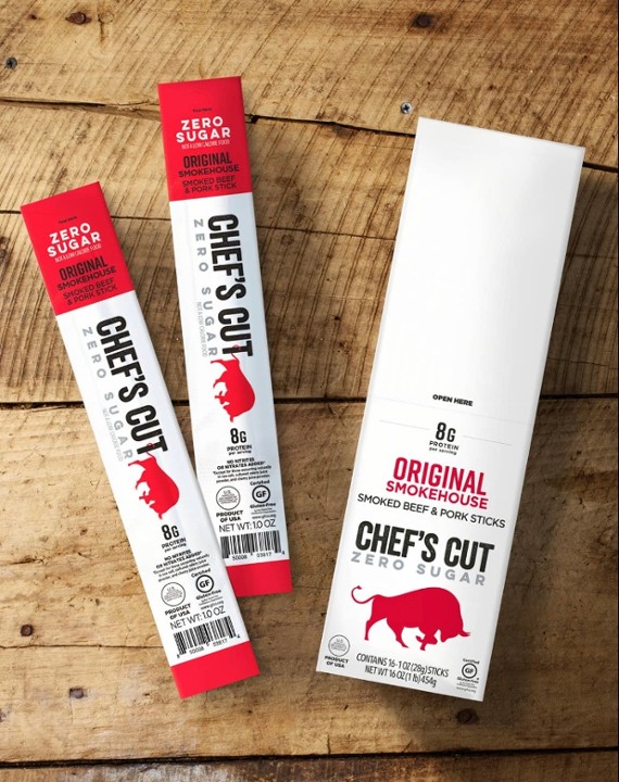 Chef's Cut Zero Sugar Beef + Pork Sticks