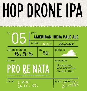 Hop Drone IPA 4-pack *half off limited time only*