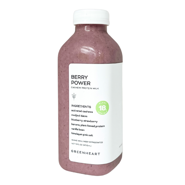 Berry Power Protein Milk 🫐💪