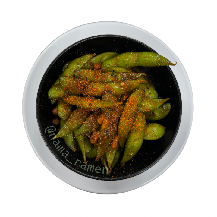 spicy bacon edamame