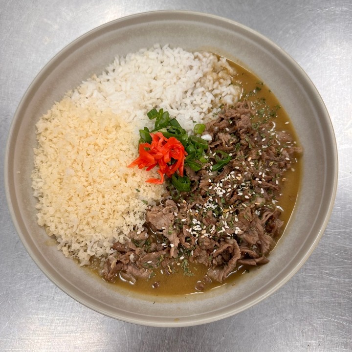beef curry rice bowl