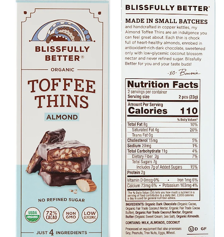 Blissfully Better- Almond Toffee Thins