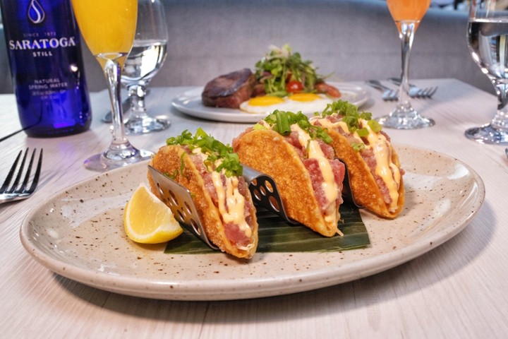 Tuna Tartare Tacos