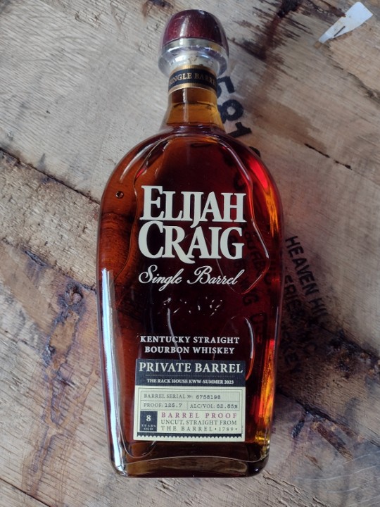 Elijah Craig 8yr (RH pick) 125.7proof