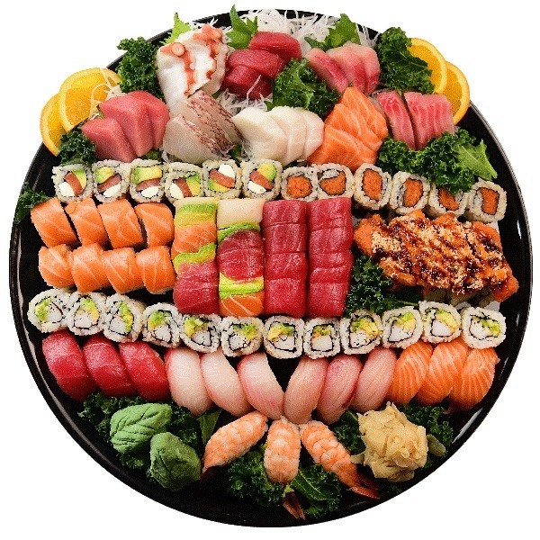 # 4 Sushi, Sashimi & Roll Combo (101 pcs)
