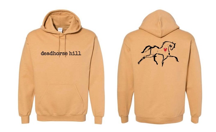 deadhorse logo + font hoodie