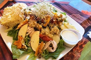 Lite Green Goddess Apple Turkey Salad