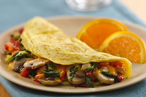 Garden Fresh Veggie Omelet