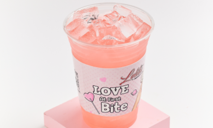 Pink Ice Tea Boba