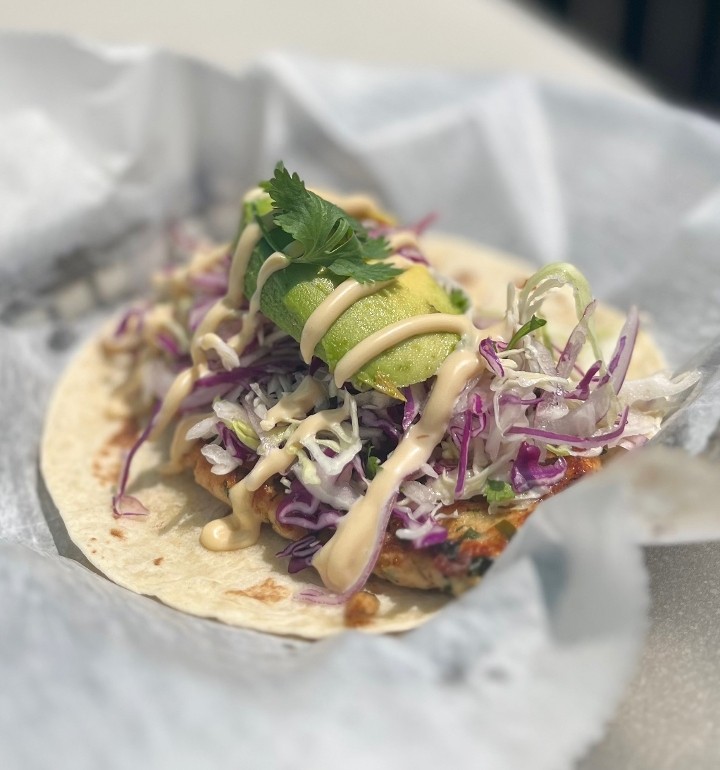 Salmon Fusion Taco