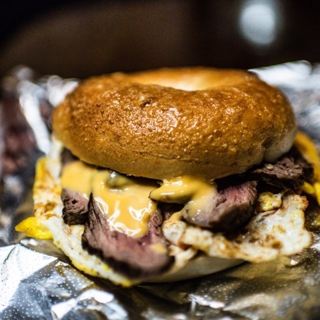 Steak, Griddle Egg & Cheese