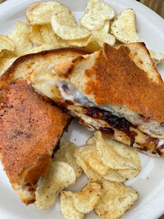 Parmesan-Crusted Grilled Cheese