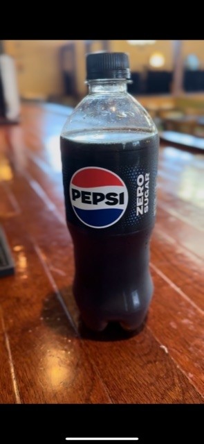 Pepsi zero sugar bottle (20 FL OZ)