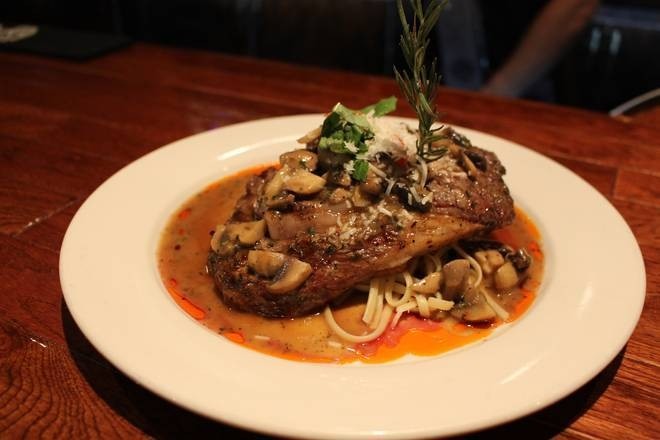 Albi's Ribeye Marsala