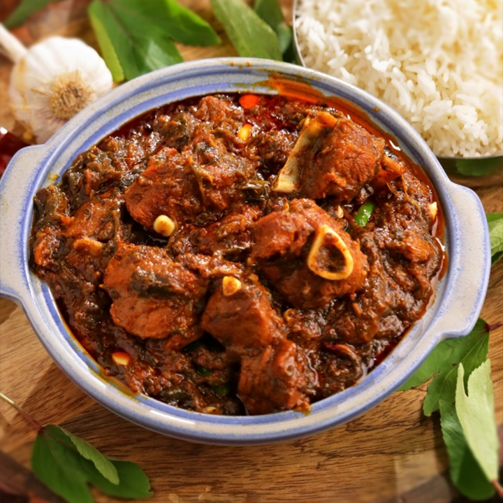 Gongura Mutton Curry (Spicy)