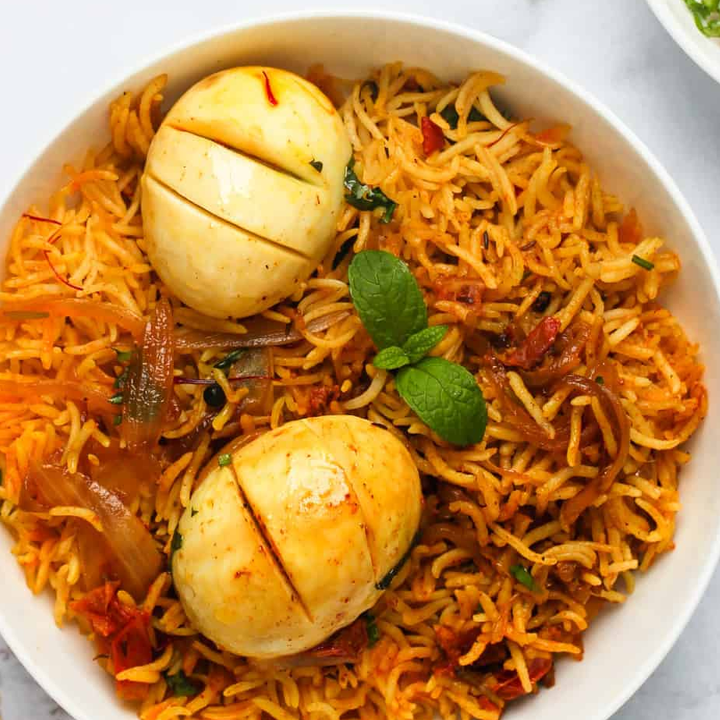 Egg Roast Biryani