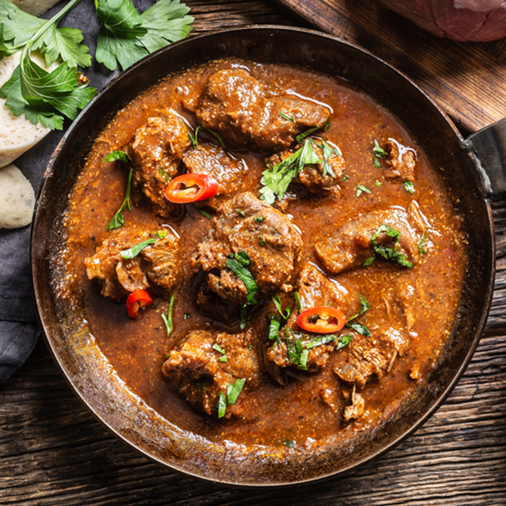 Ulavacharu Goat Curry (Spicy)